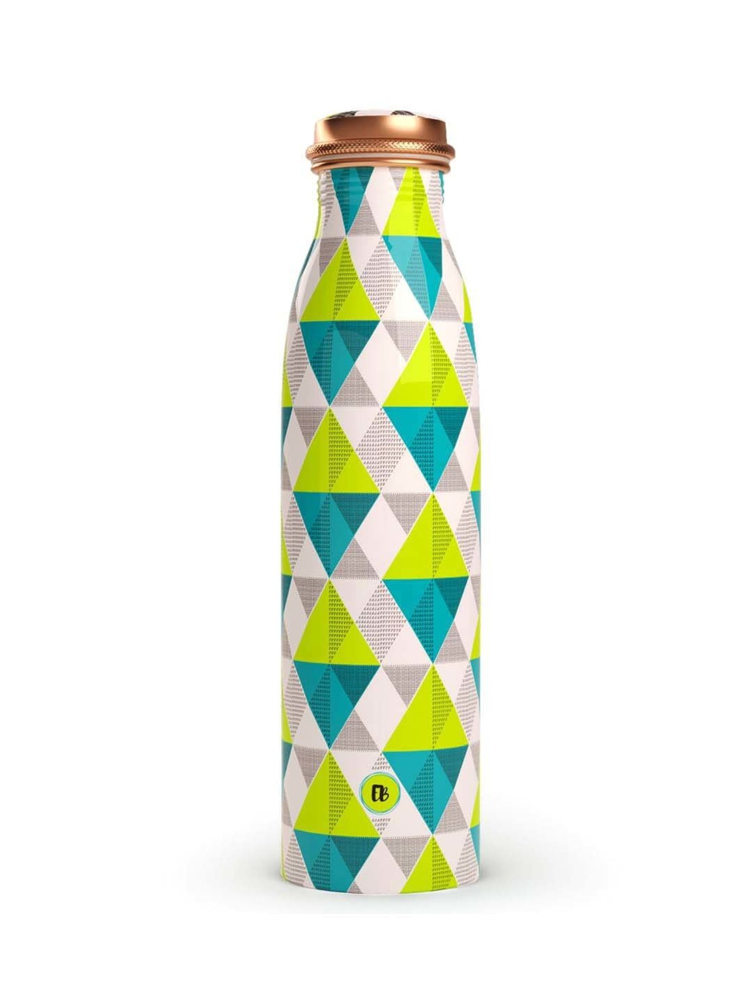 Everything Beautiful Green Copper Water Bottle - Seamless (0.95 L)