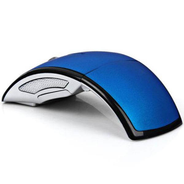 A910 Foldable Ergonomic 2.4Ghz Wireless Optimal Mouse with Embedded Receivers