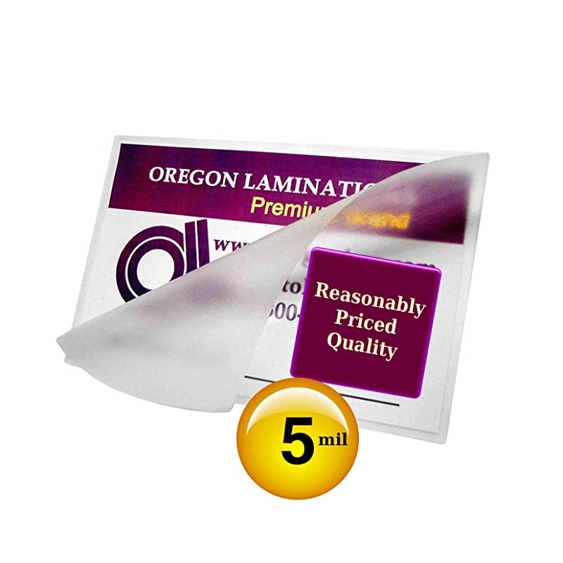 500 Military Card Laminating Pouches 5 Mil 258 X 378 Laminator Pockets