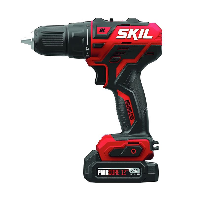 Skil DL529002 12V PWRCore 12 Lithium-Ion Brushless 1/2 in. Cordless Drill Driver Kit (2 Ah)
