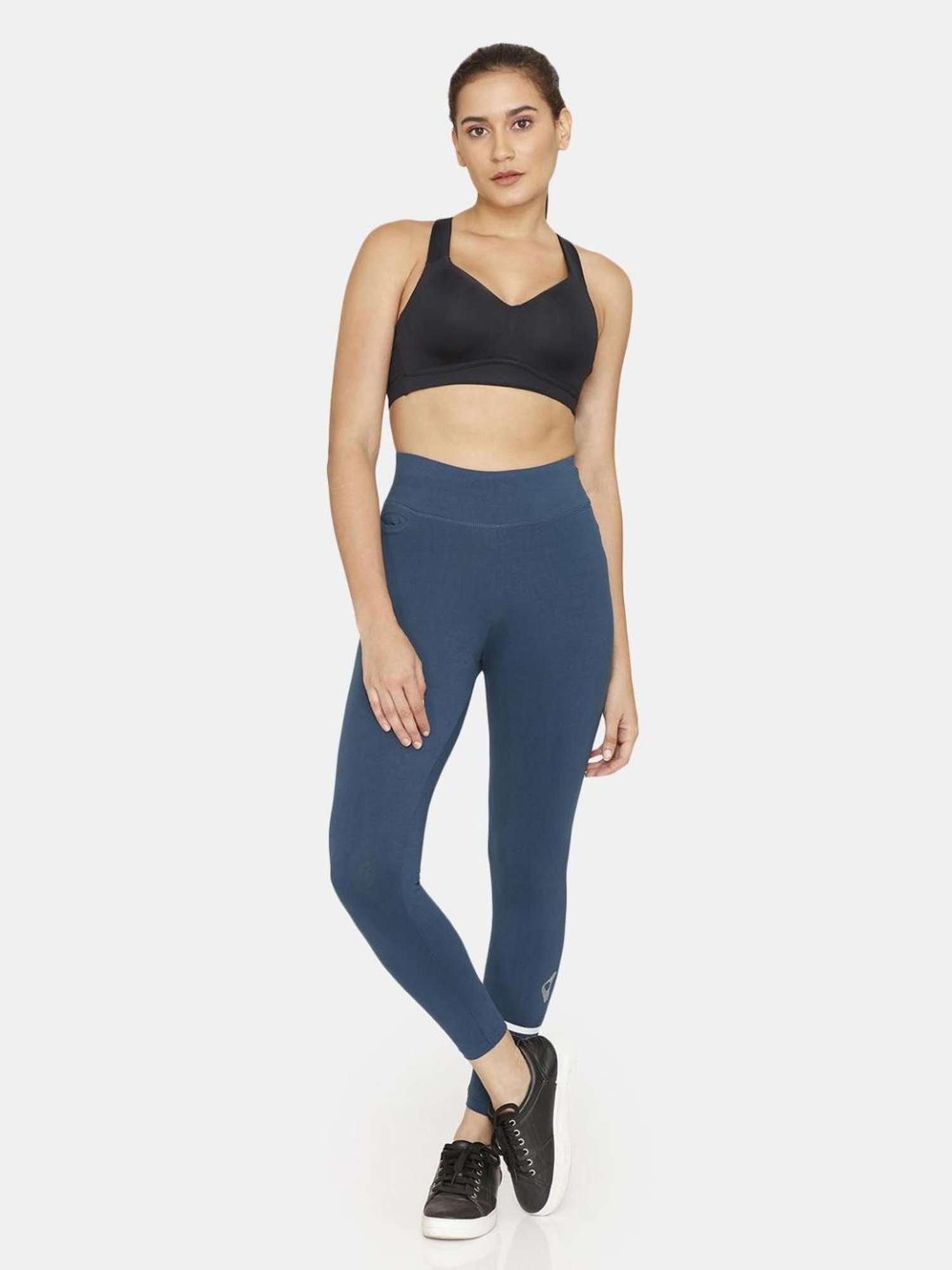 Zelocity by Zivame Blue Tights