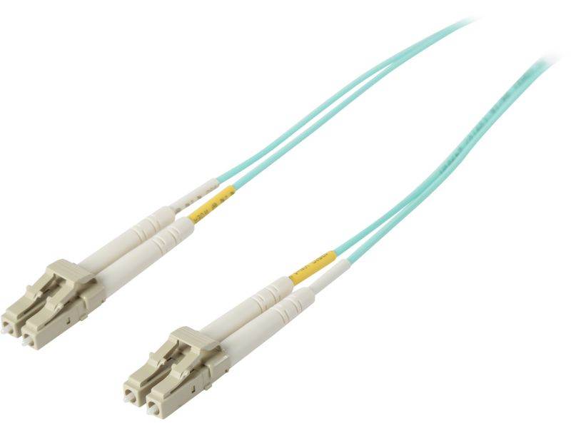 Fiber Optic Cable LC-LC 9/125 Duplex Single-Mode Fiber Cable Yellow 5 meters