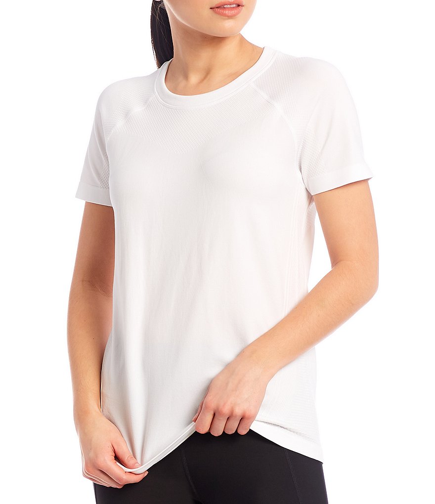 Kinesis Short Sleeve Jewel Neck Seamless Tee