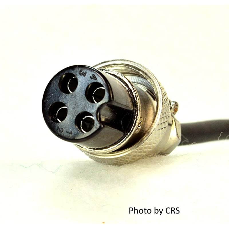 CB Microphone Wired with 4 Pin Plug - Noise Canceling -  SS56 Blk