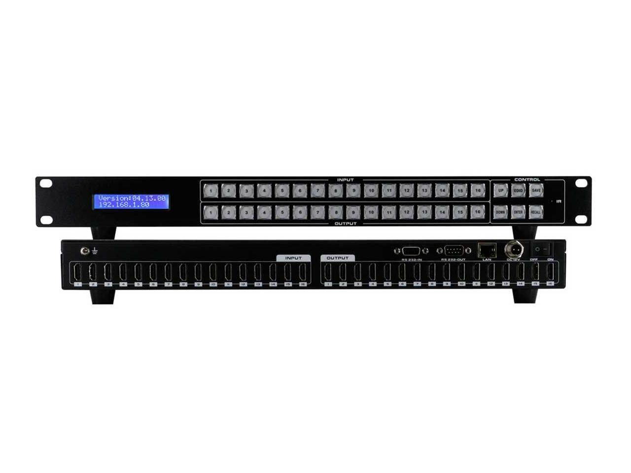 WolfPack 4K 16x16 HDMI Matrix Routing Switcher