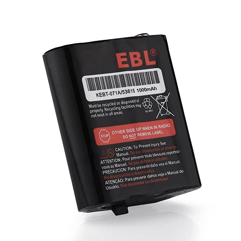 2 Packs 36V 1000mAh TwoWay Radio Rechargeable Batteries for 53615 KEBT071A KEBT071B KEBT071C KEBT071D
