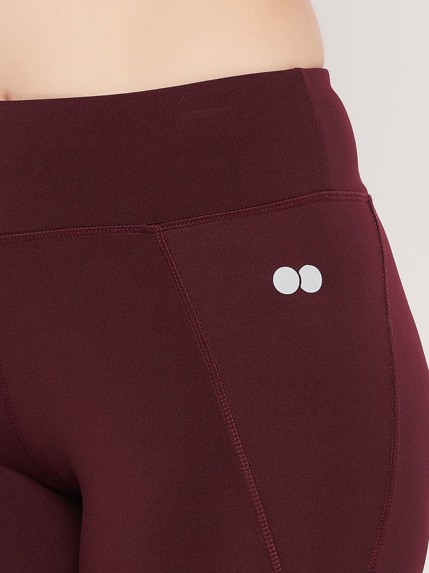 KENDALL + KYLIE White Printed Sports Tights