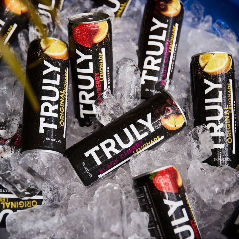 Truly Strawberry Lemonade Hard Seltzer - 6pk/12 fl oz Slim Cans