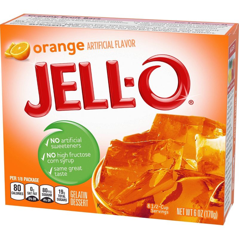 JELL-O Orange Gelatin - 6oz