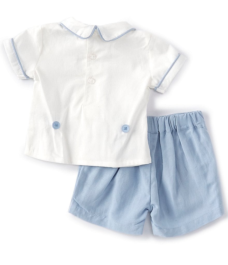 Edgehill Collection Baby Boys Newborn-9 Months Shirt & Shorts Set