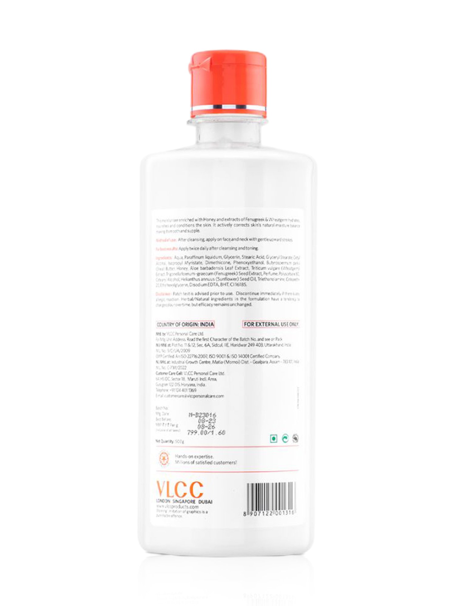 VLCC Honey Moisturiser - 500 ml