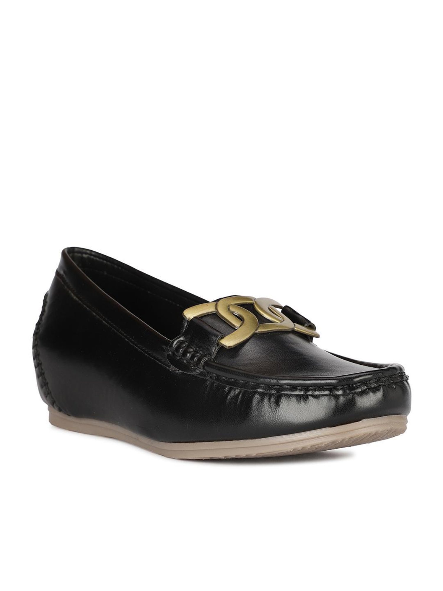 Bata Women's SAMIRA Black Loafers