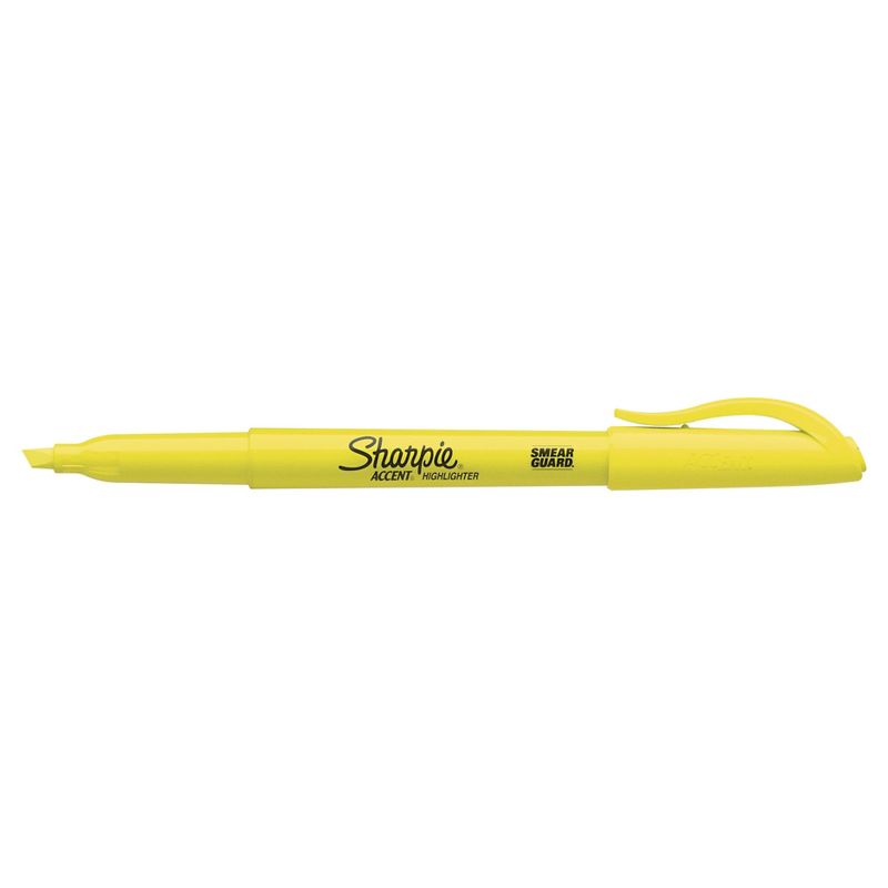 Integra Desk Highlighter Chisel Tip 12/PK Fluorescent Yellow 30004