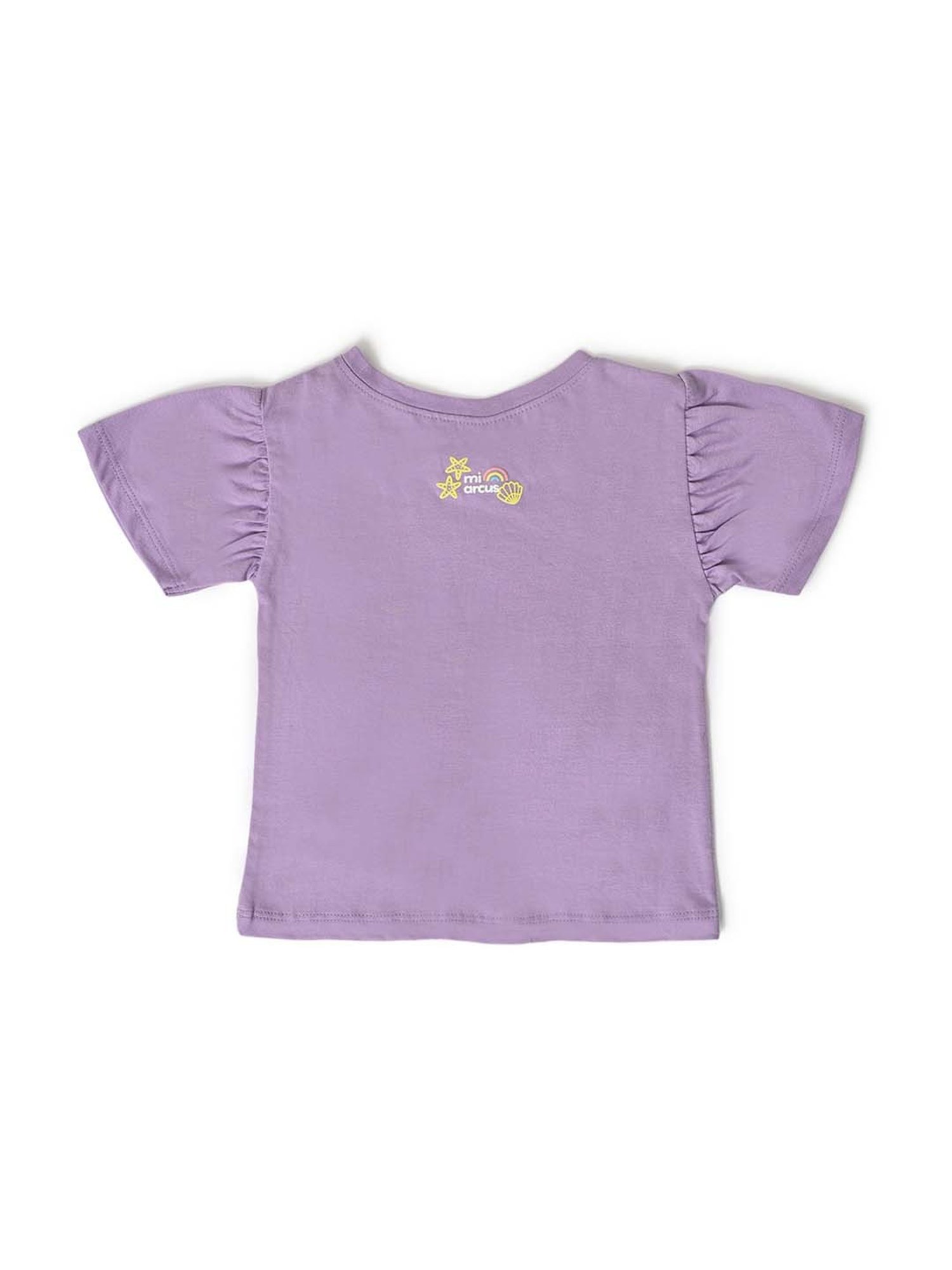 MiArcus Kids Purple & Blue Printed Top
