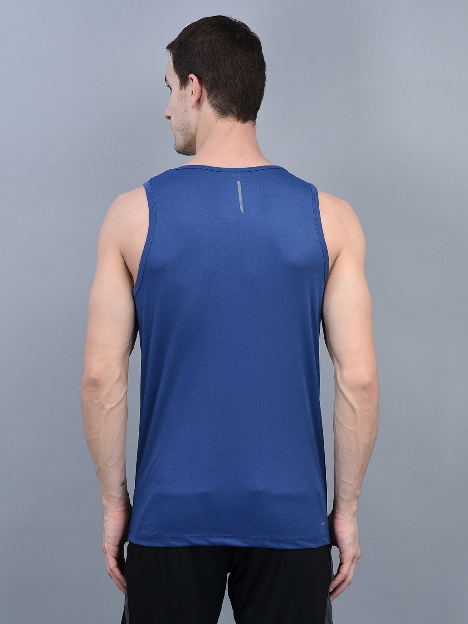 Force NXT Multicolored Regular Fit Printed Gym Vest - Pack Of 3