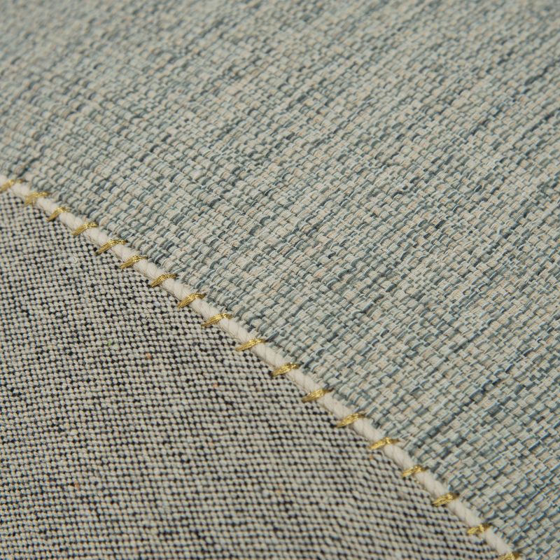 20"x20" Oversize Poly Filled Color Block Square Throw Pillow Light Gray - Donny Osmond Home