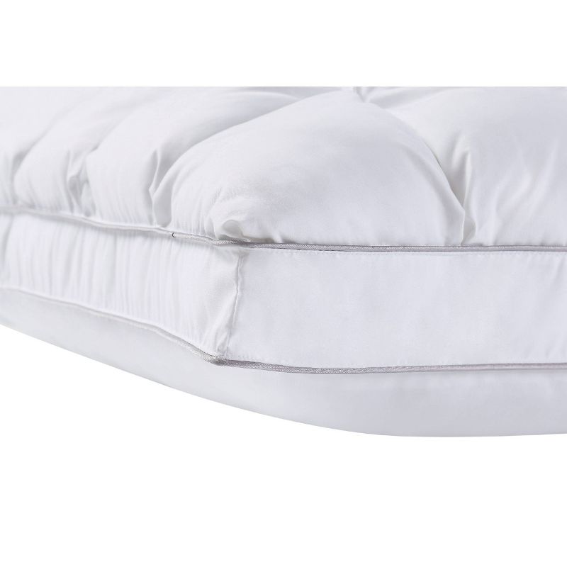 Downlite Soft White Goose Down Hypoallergenic Pillow &ndash; Perfect for Stomach Sleepers Standard