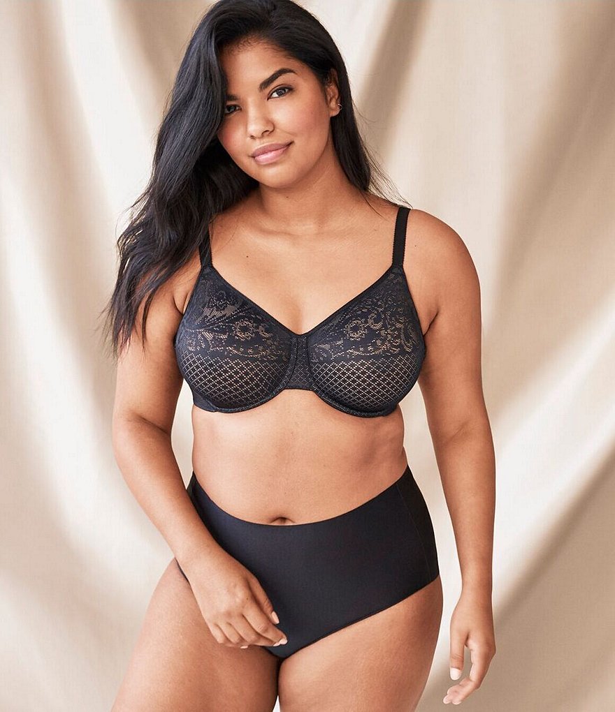 Wacoal Visual Effects Geometric Lace Minimizer Bra