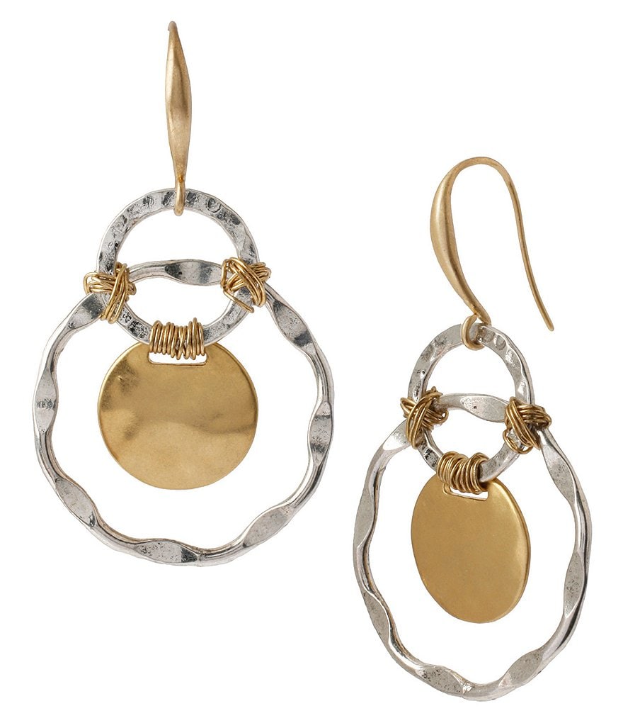 Robert Lee Morris Soho Wire Wrapped Orbital Earrings