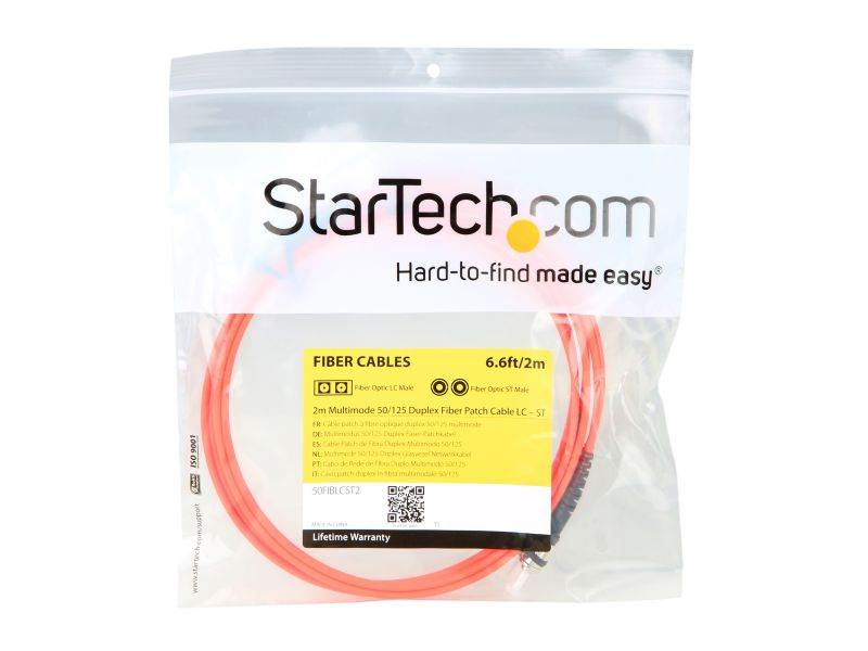 Fiber Optic Cable LC-LC 9/125 Duplex Single-Mode Fiber Cable Yellow 5 meters