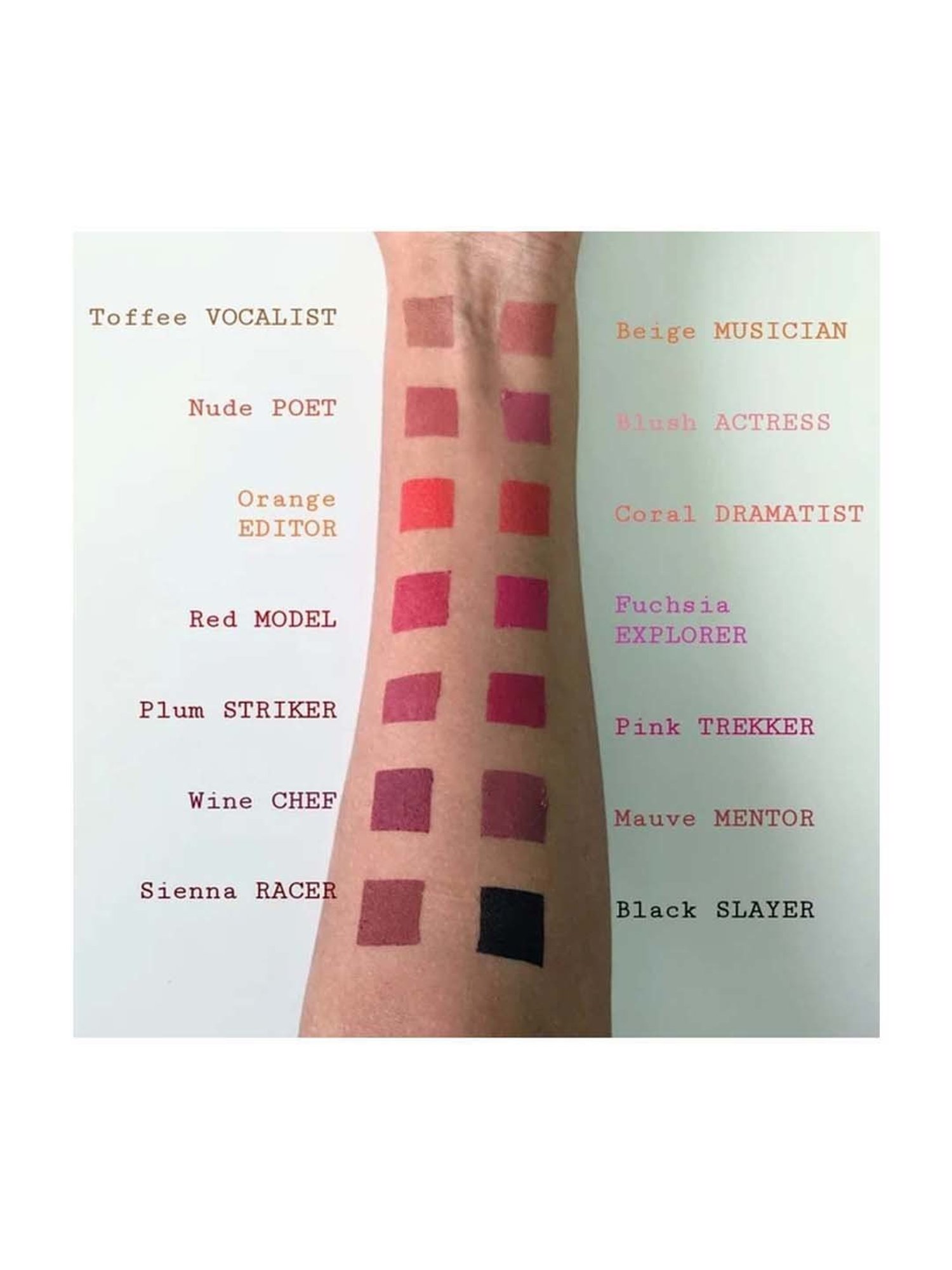 Disguise Cosmetics Ultra-Comfortable Satin Matte Lipstick Toffee Vocalist - 4.2 gm