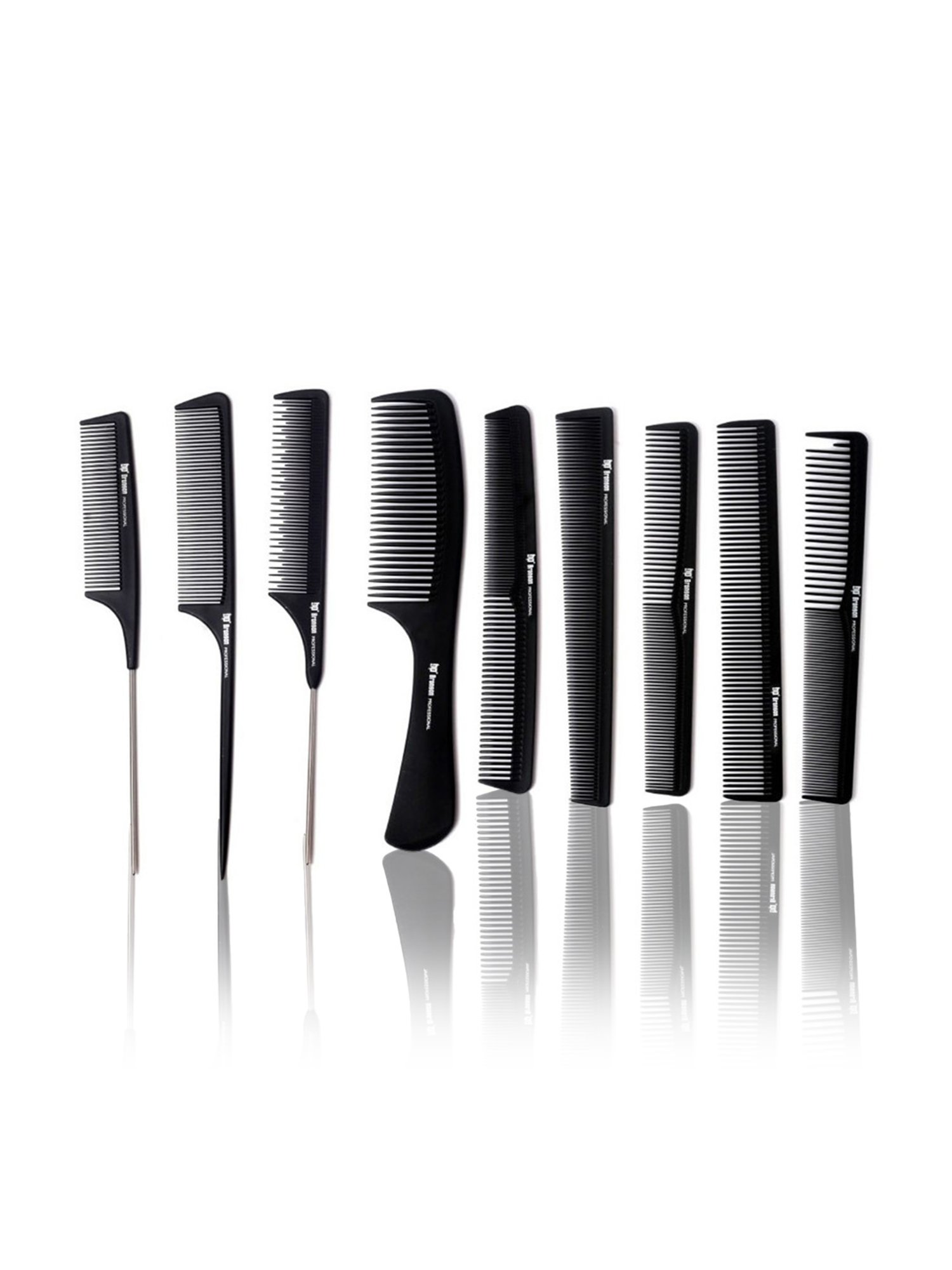 Bronson Professional Comb Set - 9 Pcs