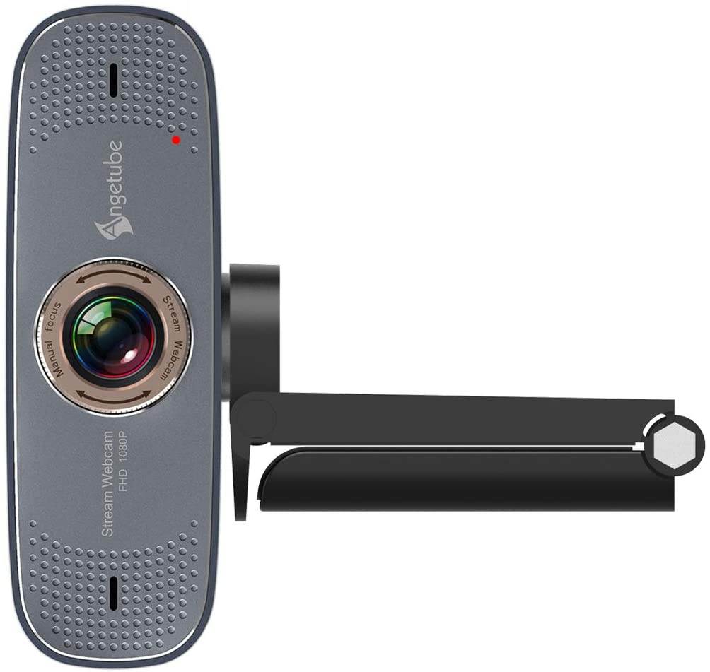 1080P USB Webcam with Mic PC Camera for Video Calling & Recording Video Conference/Online Teaching/Business Meeting Compatible with Computer Desktop Laptop MacBook for Windows Android iOS