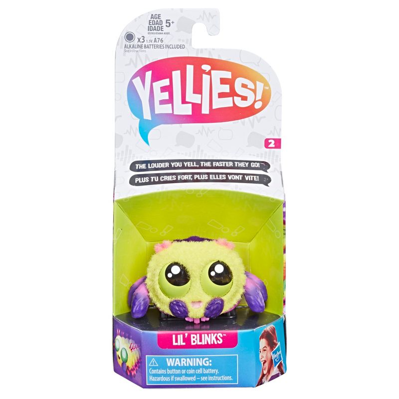 Yellies! Lil' Blinks Voice-Activated Spider Pet