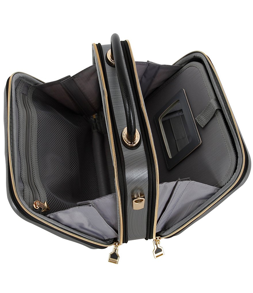 ROYCE New York Leather Large Cosmetic Bag