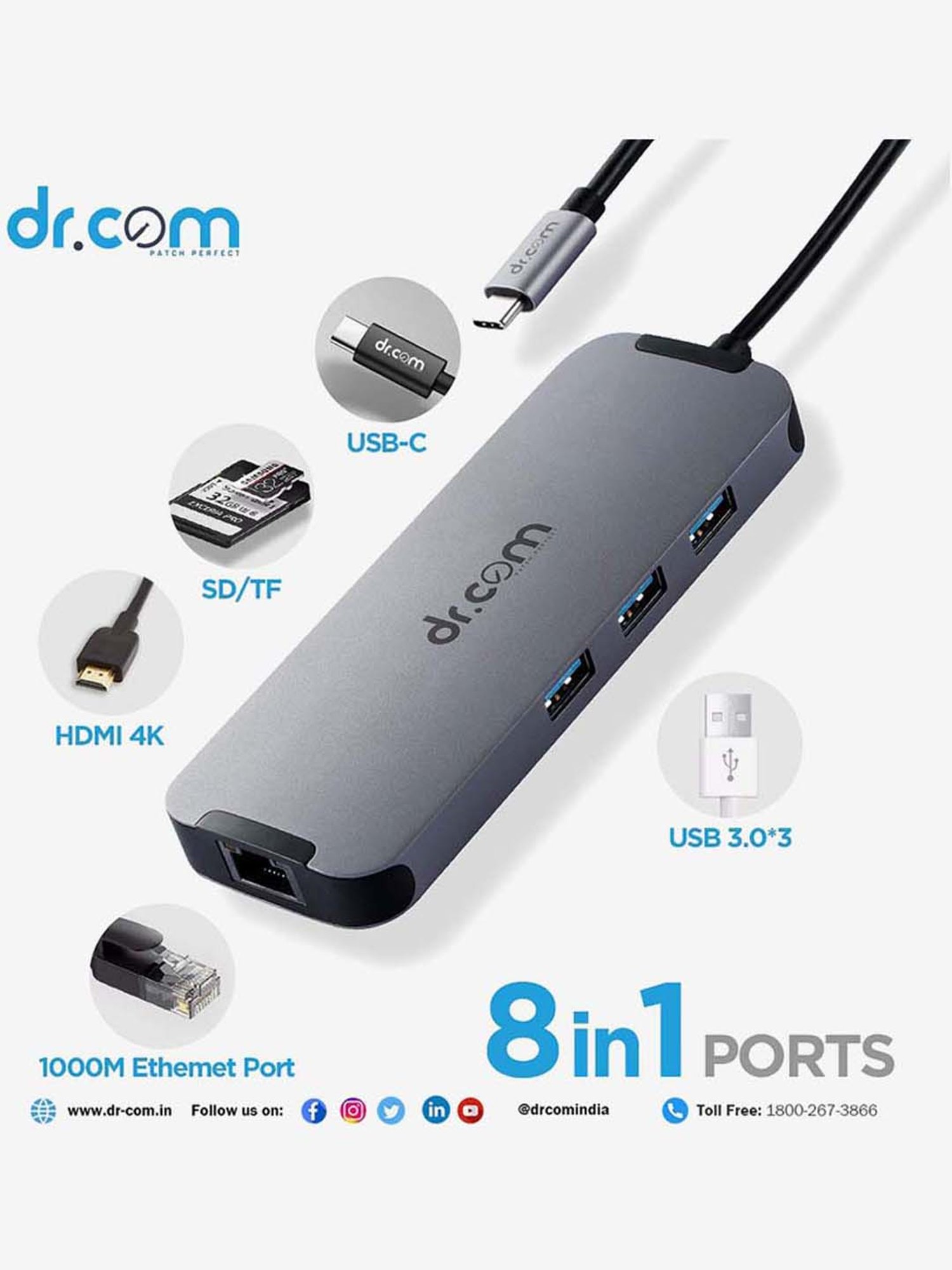 HP Trendsetter 39.62cm (15.6") Laptop Backpack (Black/Blue)