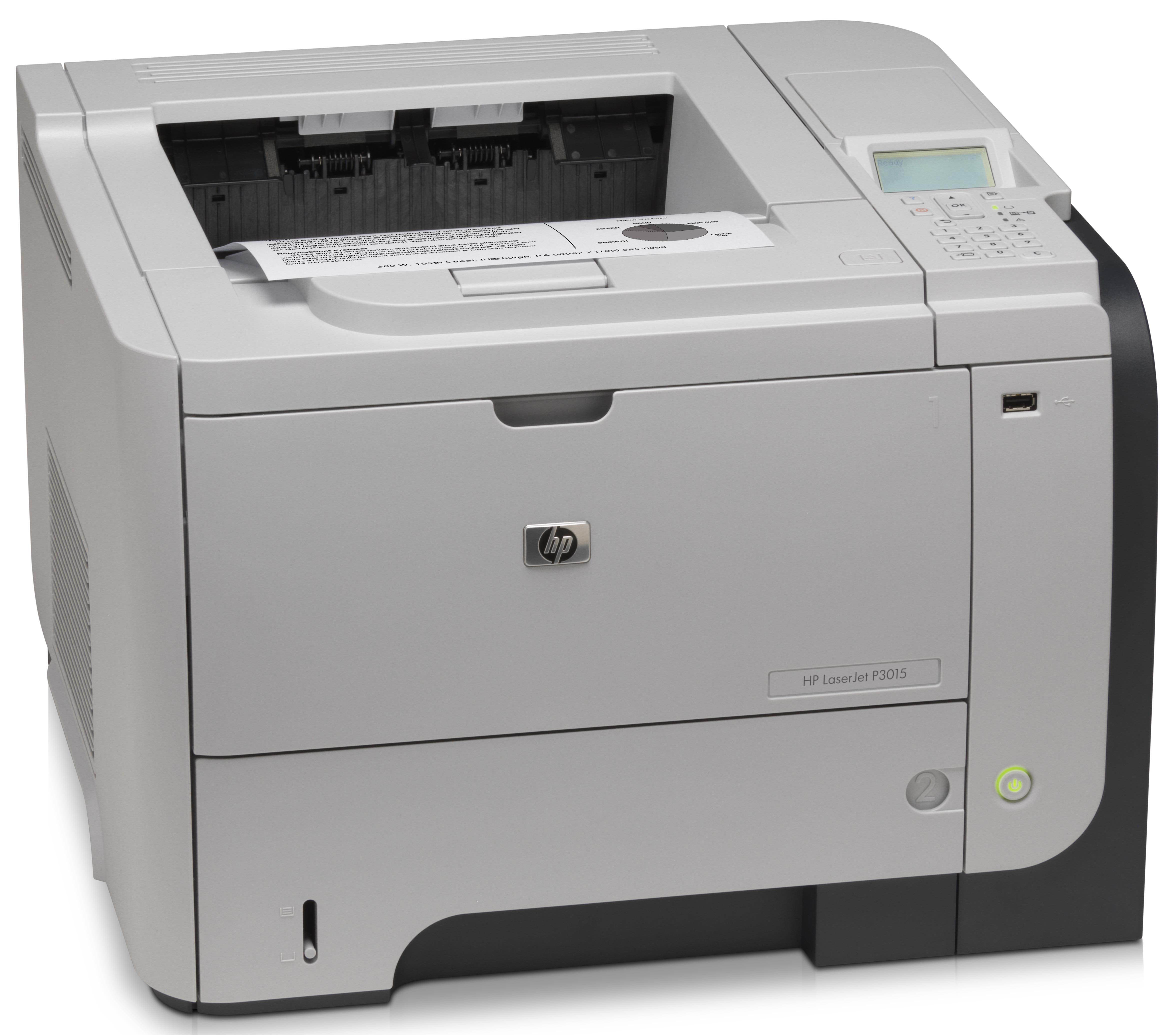 HP LaserJet P3015N Enterprise Network Monochrome Laser Printer (CE527A) REFURBISHED