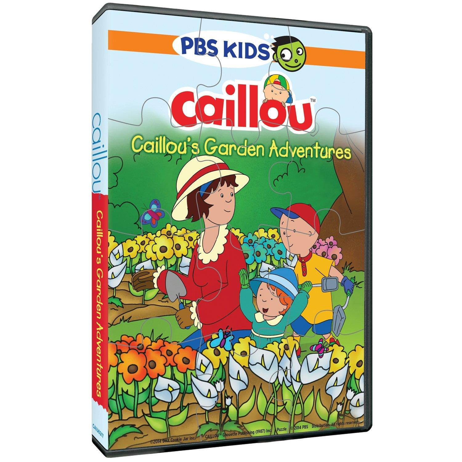 PBS CAILLOU-CALLIOUS GARDEN ADVENTURES (DVD/PUZZLE) DCAGA601D