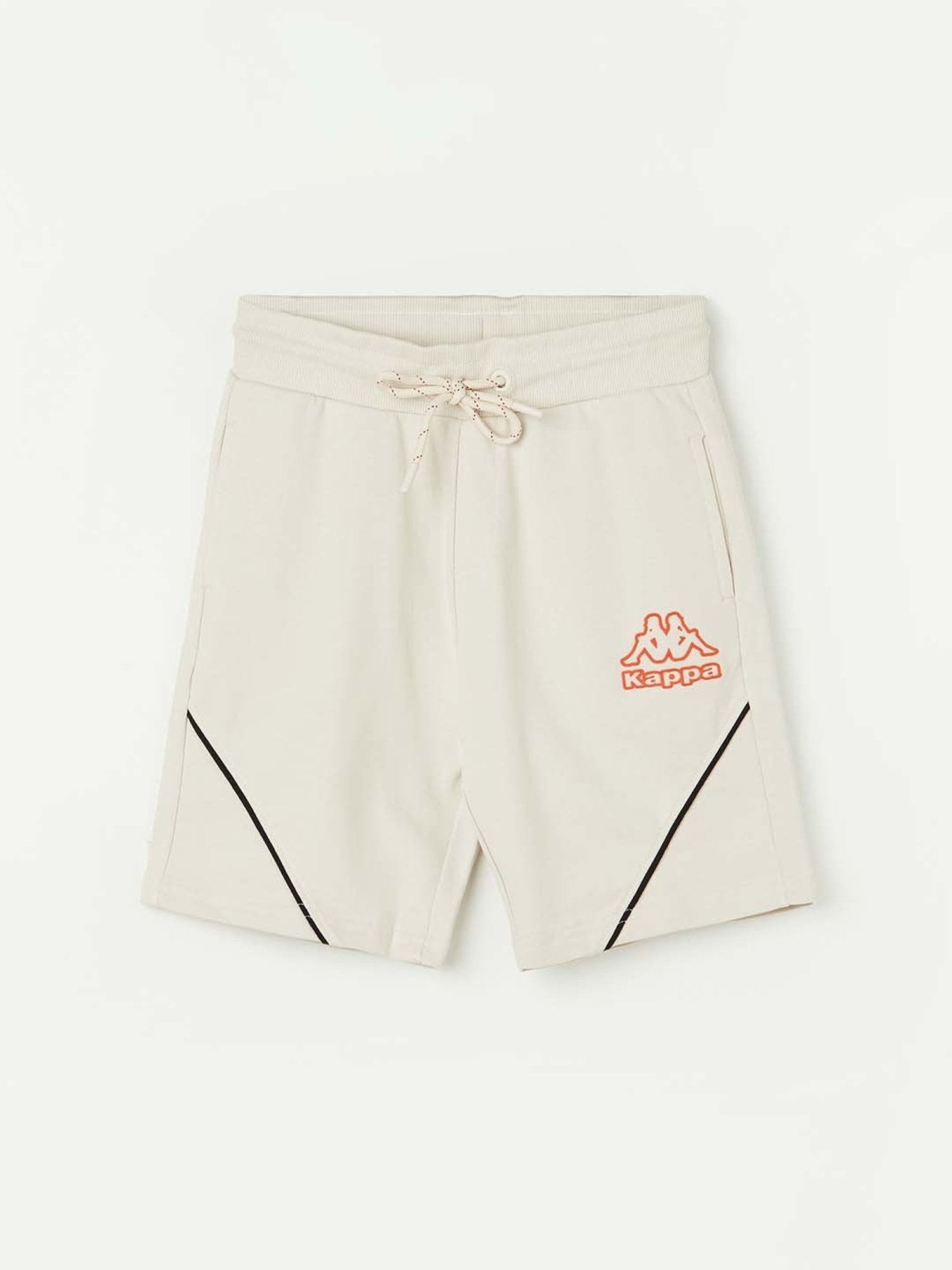 KAPPA Kids White Cotton Printed Shorts