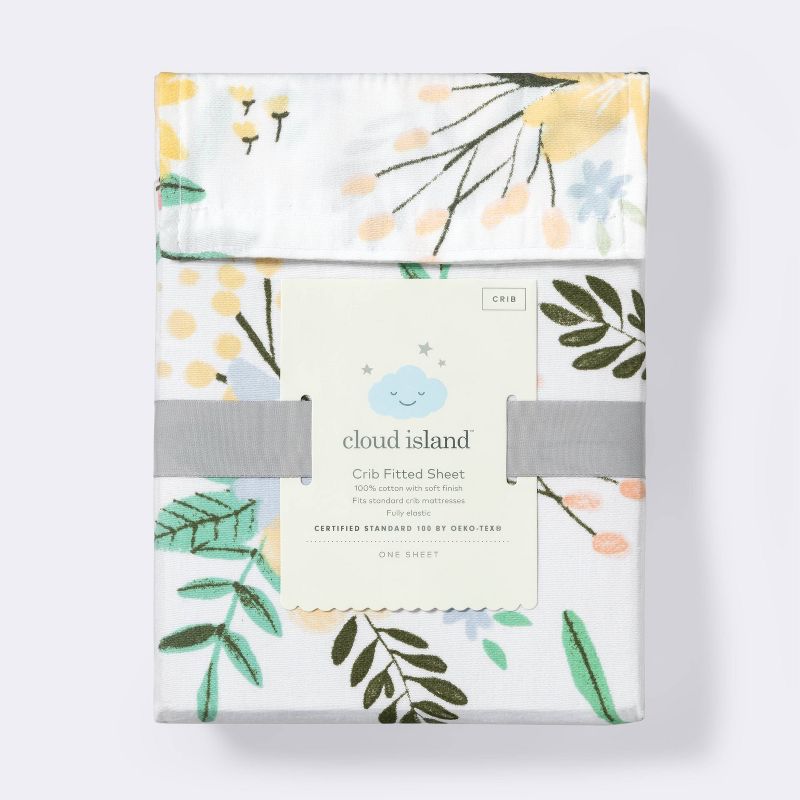 Fitted Crib Sheet Meadow - Cloud Island™