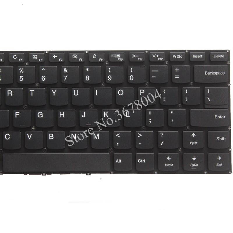 New US laptop keyboard For Lenovo V310-14ISK V310-14IKB V510-14ISK US keyboard black