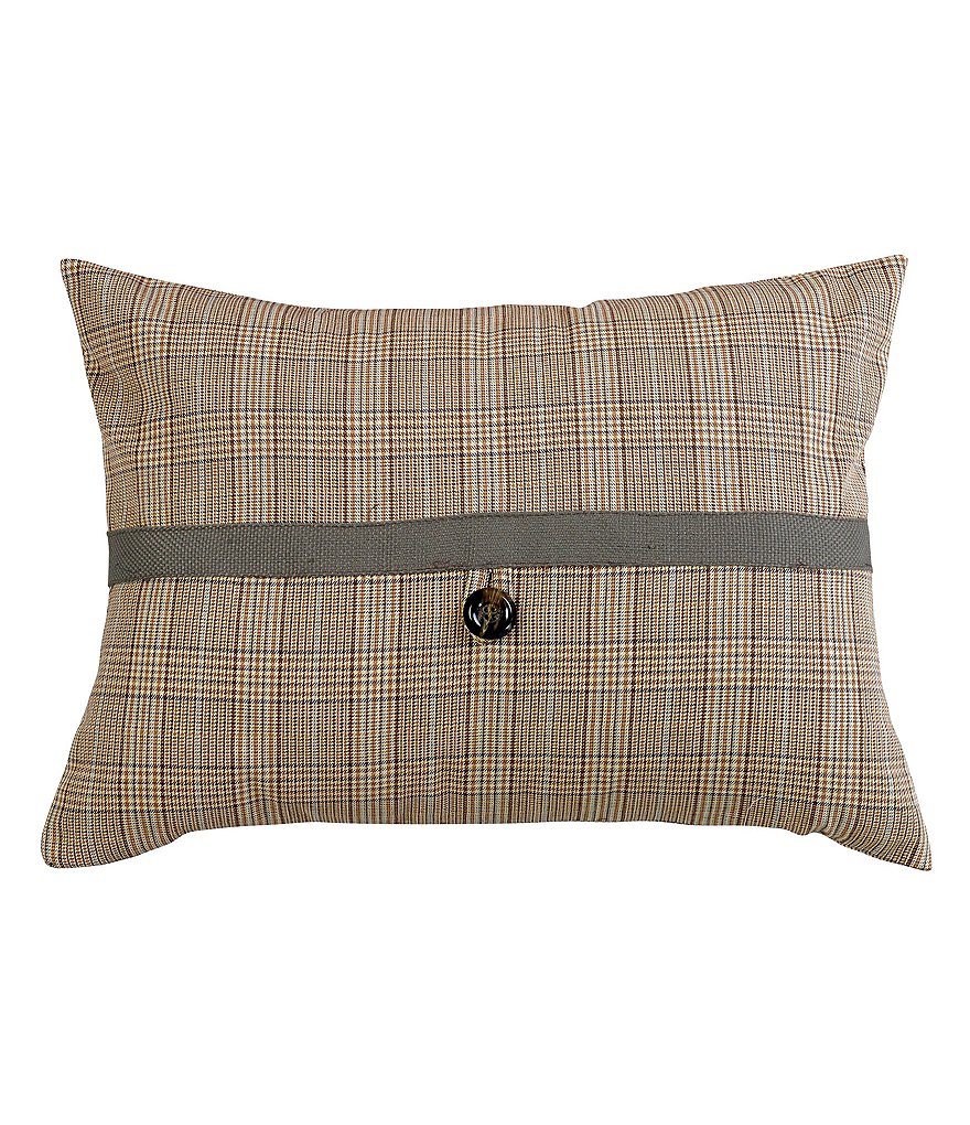 HiEnd Accents Plaid Print Pillow