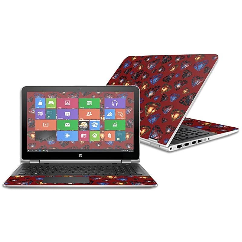 Skin Compatible with HP Pavilion x360 15.6" (2016) - Leo Galaxy | Protective, Durable, and Unique Vinyl Decal wrap Cover | Easy to Apply, Remove, and Change Styles | Made in The USA