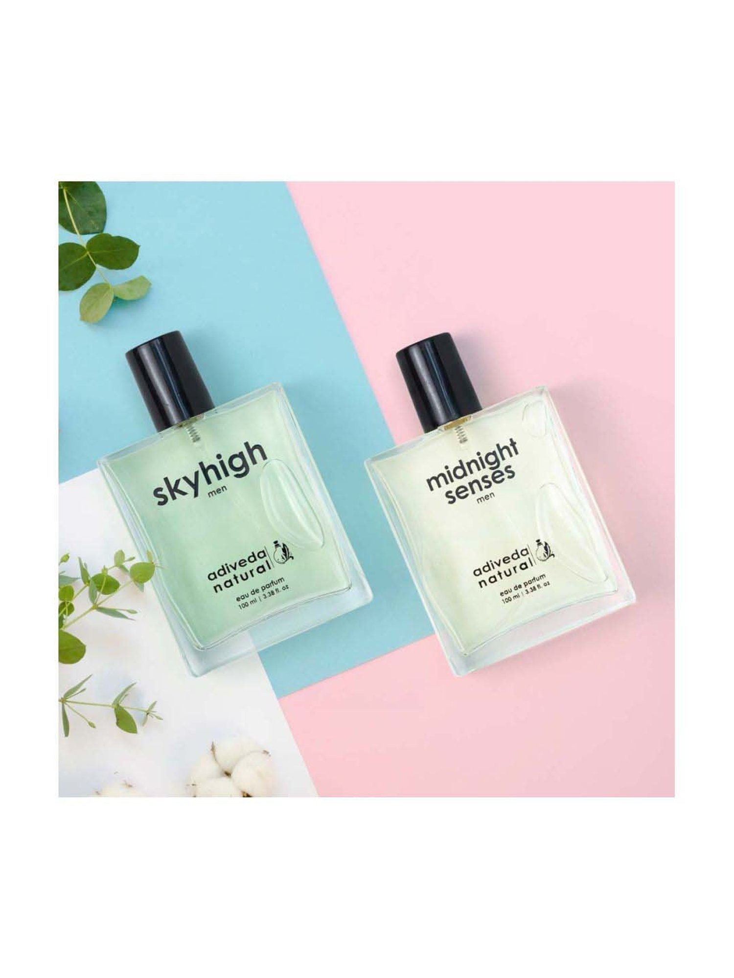 Adiveda Natural Midnight Senses and Skyhigh For Men Gift Set