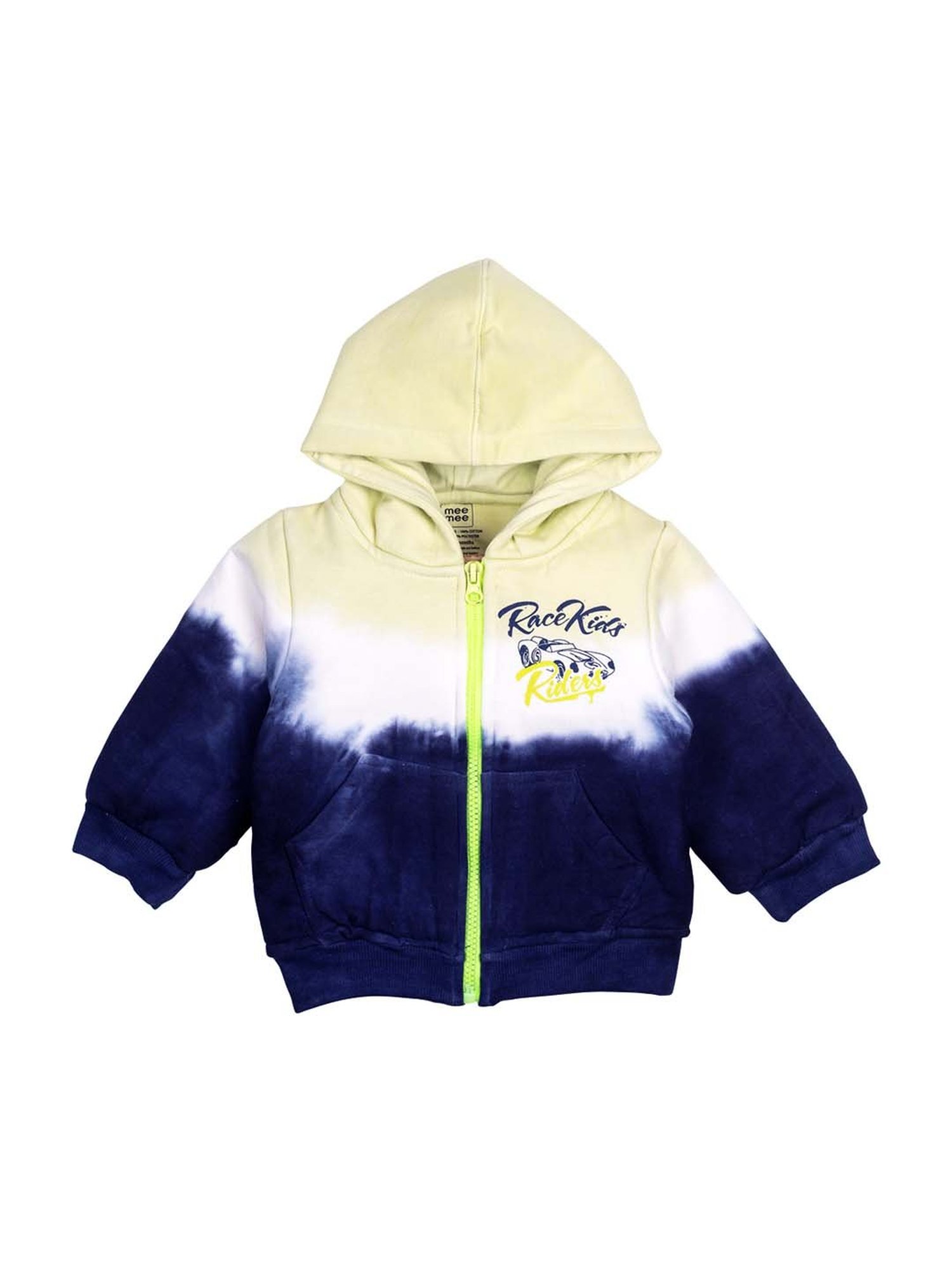 Mee Mee Kids Blue Printed Hoodie