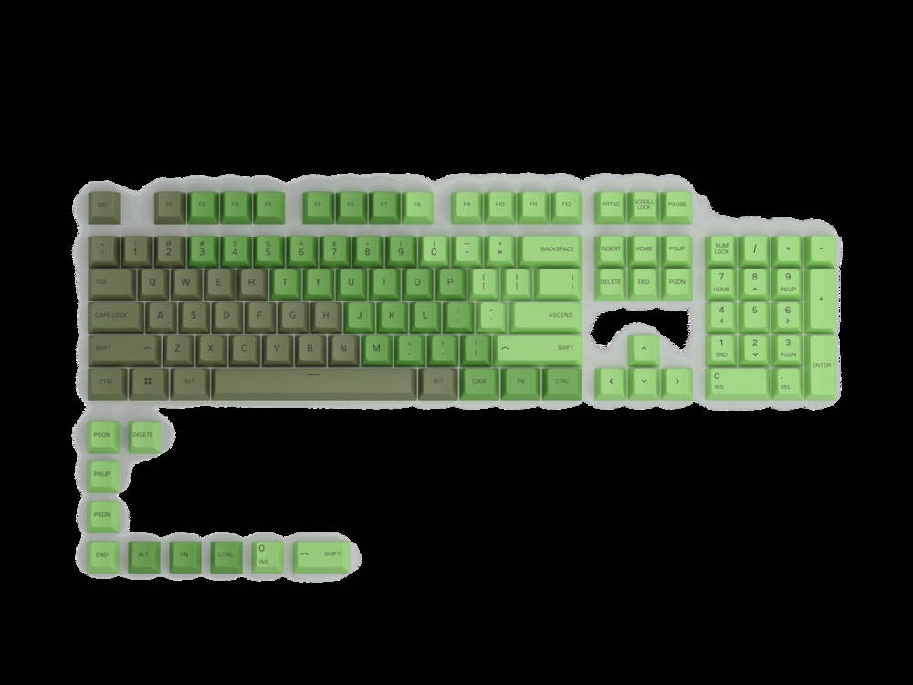 Glorious GPBT Keycaps, Gorgeous cherry-profile keycaps,super-durable PBT plastic,in a variety of vibrant colorways-Pastel