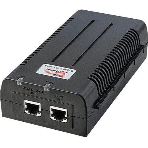 Microsemi Single Port Gigabit Midspan, 60W Over 4-pairs - 48 V DC Input - 57 V DC Output - 60 W