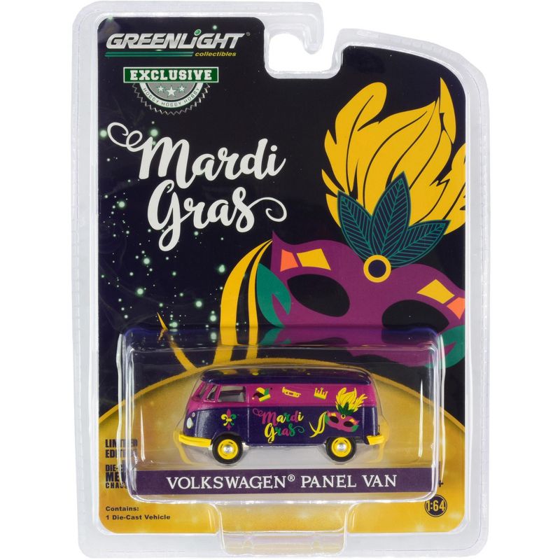 Volkswagen Panel Van Purple Metallic "Mardi Gras - 2020" "Hobby Exclusive" 1/64 Diecast Model by Greenlight