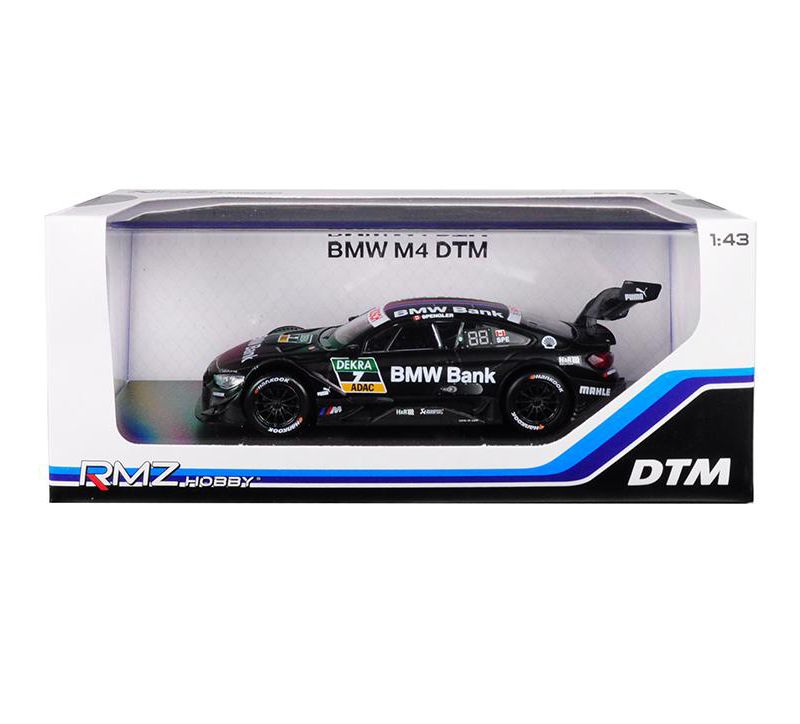 BMW M4 DTM #7 "BMW Bank" 1/43 Diecast Model Car by RMZ City