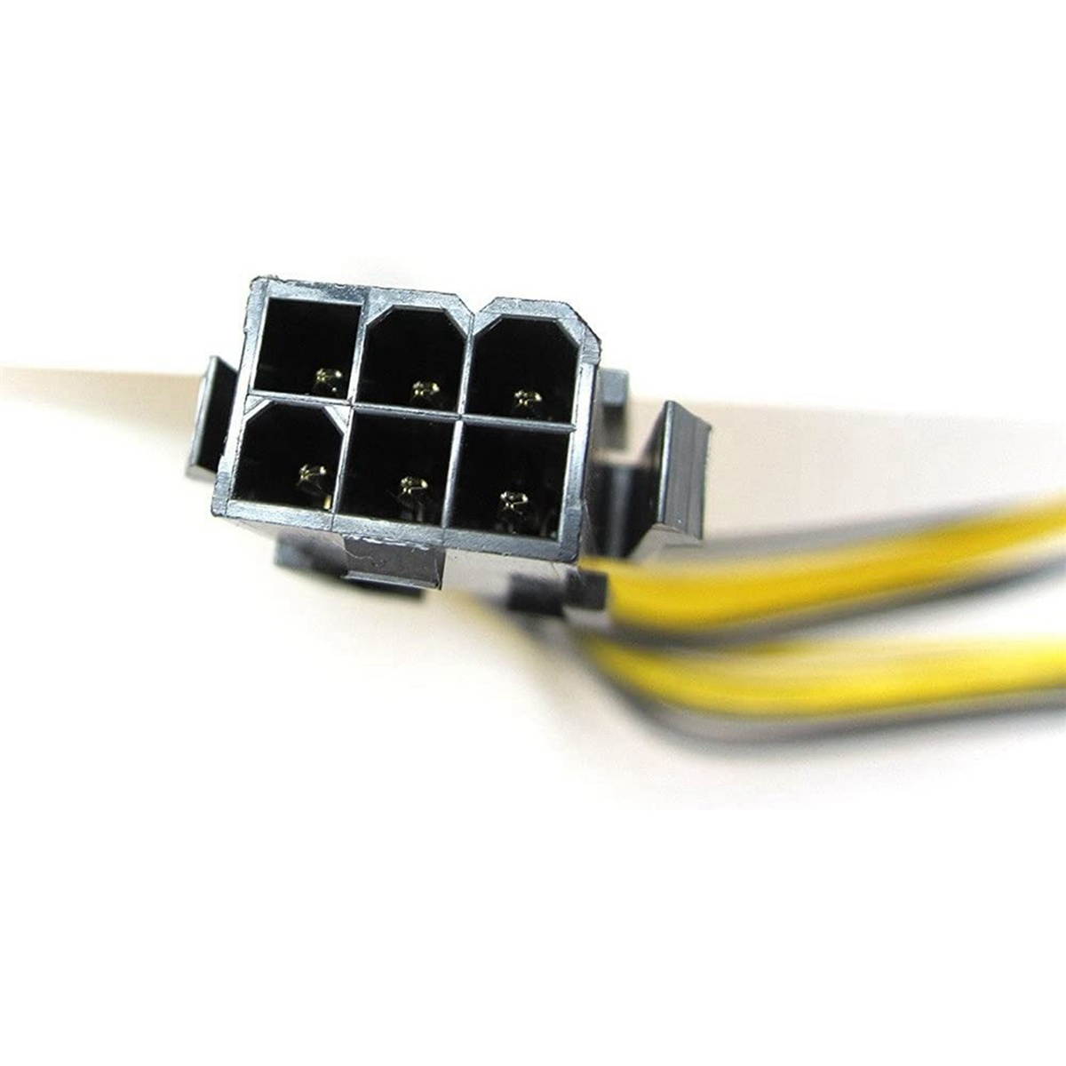 5PCS PCI-E 6-Pin to Dual 6+2-Pin Power Splitter Cable & 5Pcs 8Pin 6+2P Male GPU Image Video Card Miner Power Cable Cord