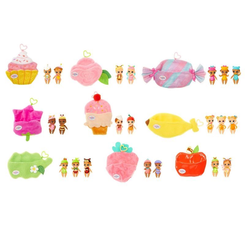 Baby Born Surprise Mini Babies – Unwrap Surprise Twins or Triplets Collectible Baby Dolls