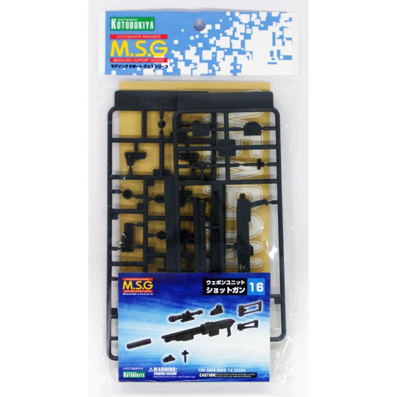 Kotobukiya Frame Arms Modeling Support Goods MSG MW16R Weapon Unit Shotgun Model