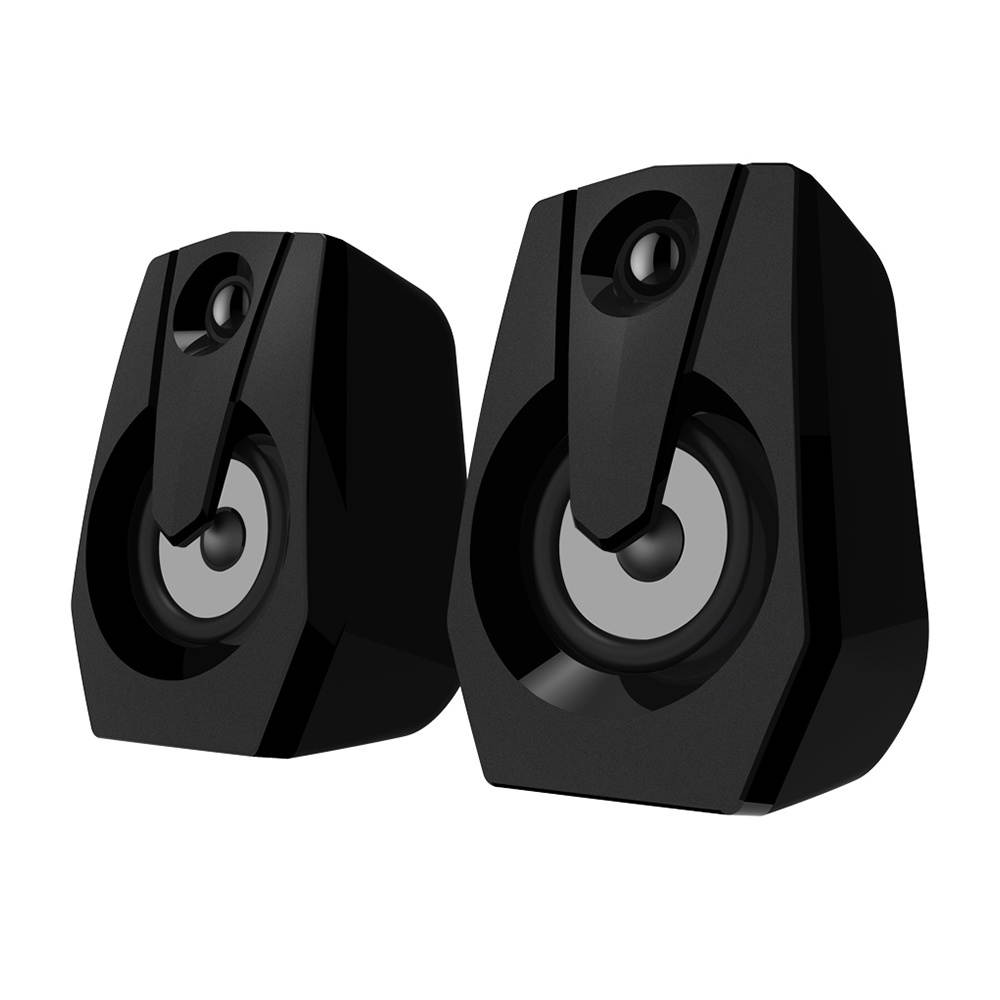 SMALODY VXSM9015 Multimedia Bass Stereo Speaker Audio Player LED Colorful Light Double Speaker Mini Sound Blaster Audio TV Computer Speaker