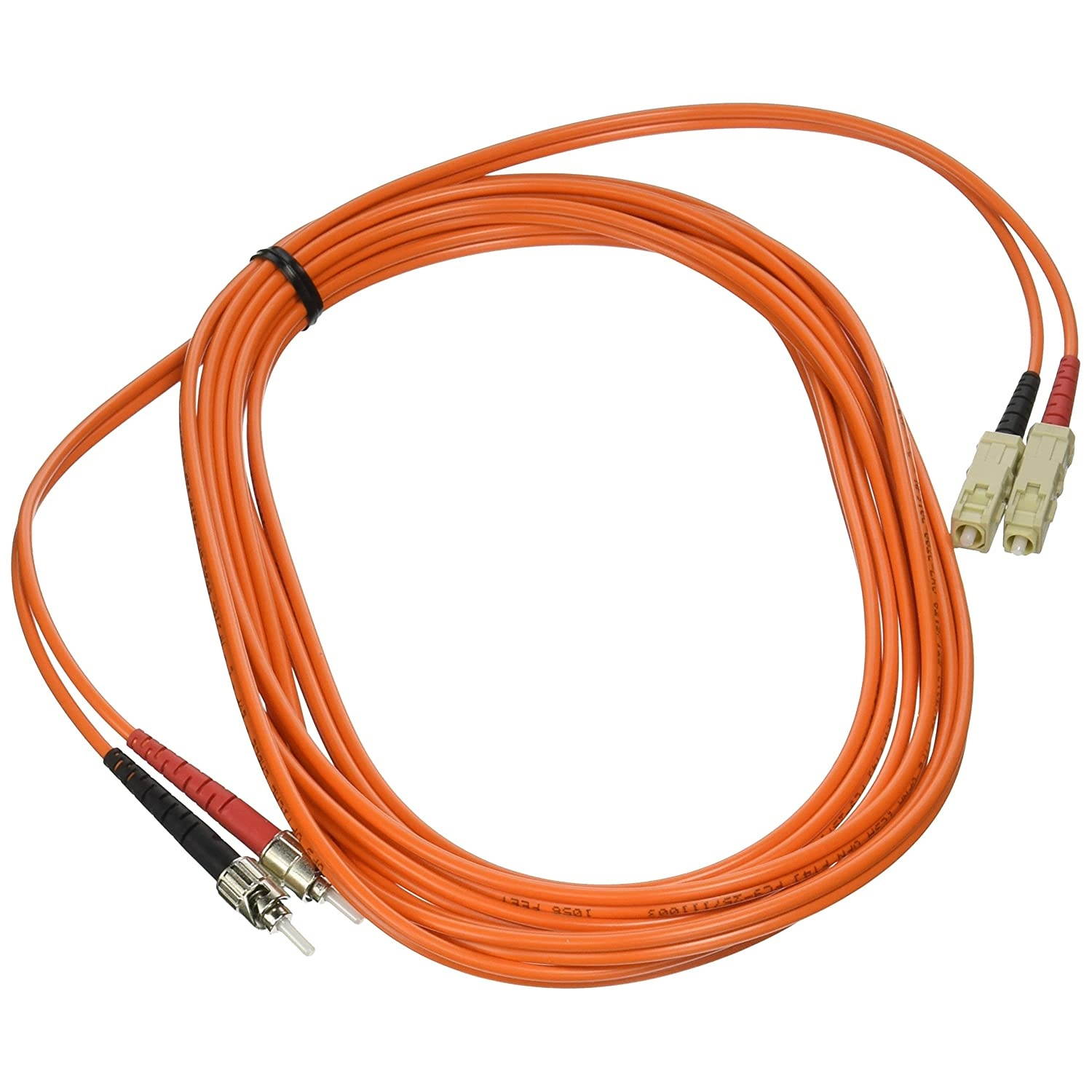 C2G/Cables to Go 13563 SC/ST Duplex 62.5/125 Multimode Fiber Patch Cable (4 Meters, Orange)