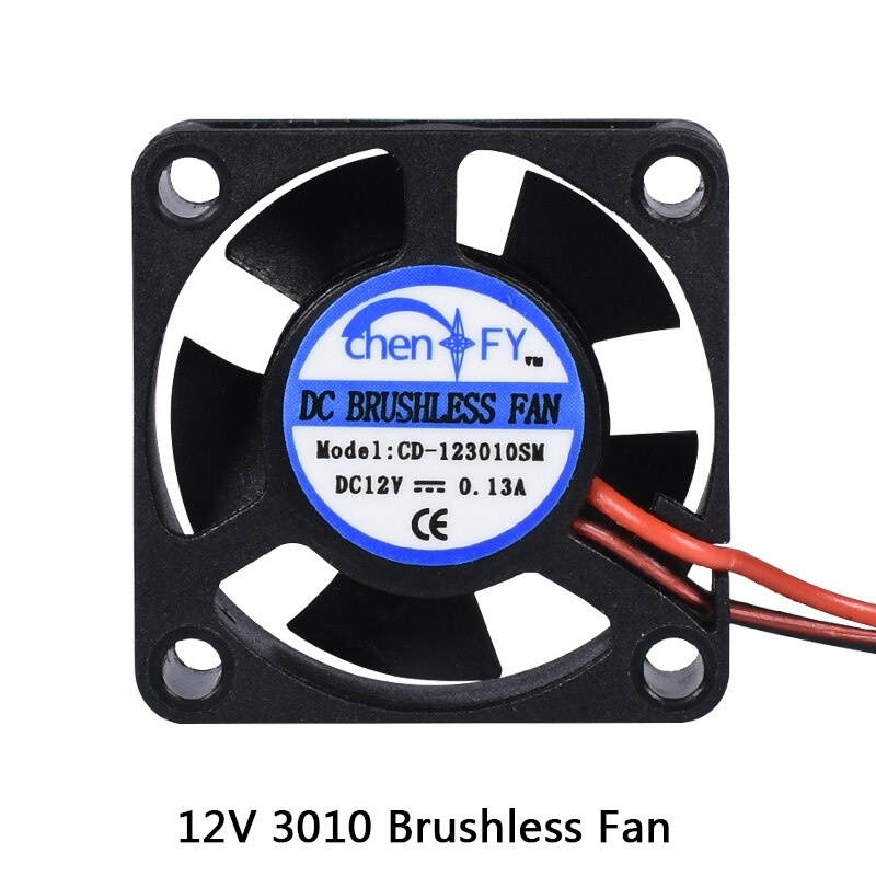 3D Pinter Parts 3010 fan 30MM 30x30x10MM 12V 5V 24V 2Pin DC Cooler Small Cooling Fan DIY Reprap For j-head hotend laptops