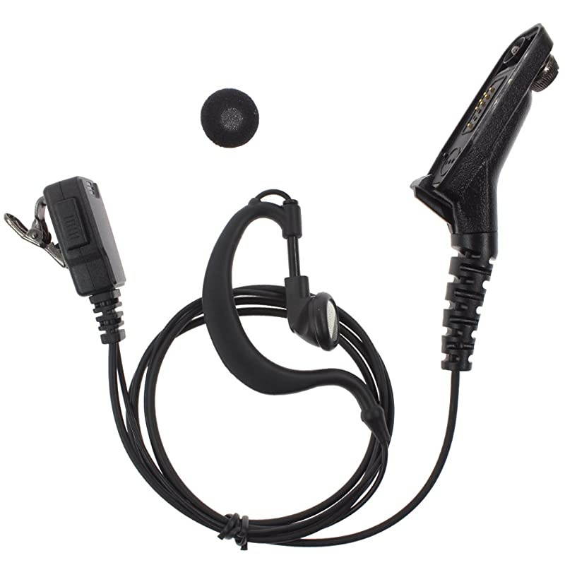 G Shape Earpiece Earbud Audio Mic Surveillance Kit for Motorola XPR6550 XPR6580 XPR6500 XIRP8260 DP3400 Apx7000 Apx6000